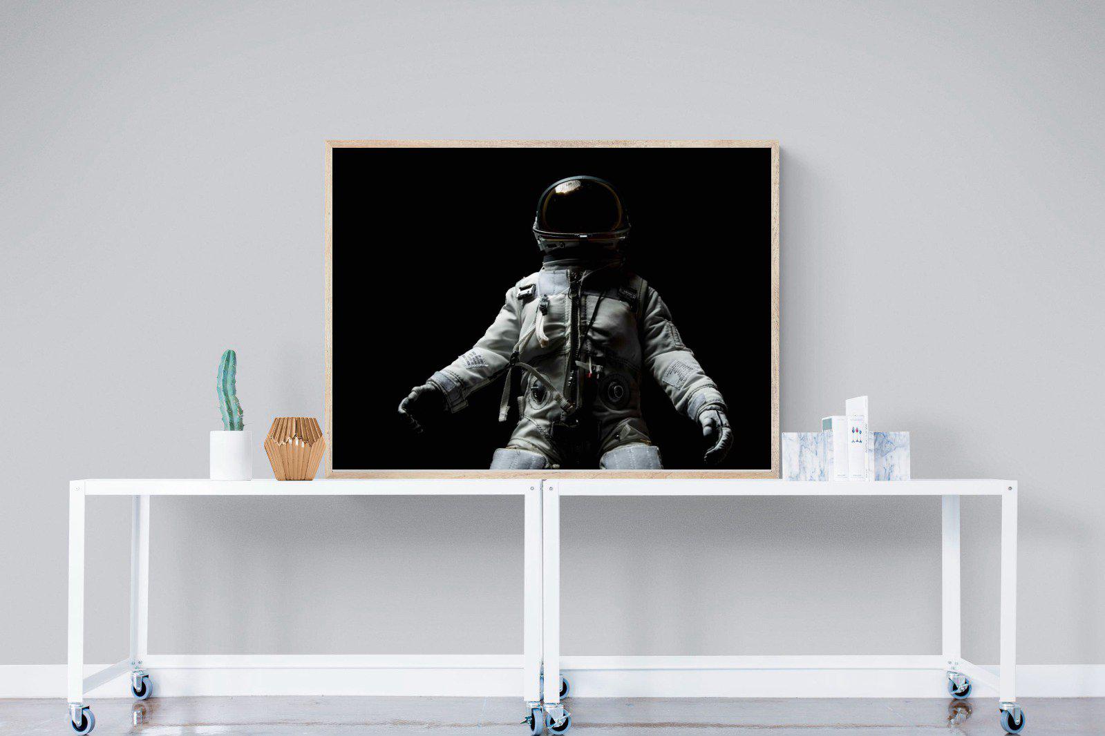 Space Walk-Wall_Art-120 x 90cm-Mounted Canvas-Wood-Pixalot