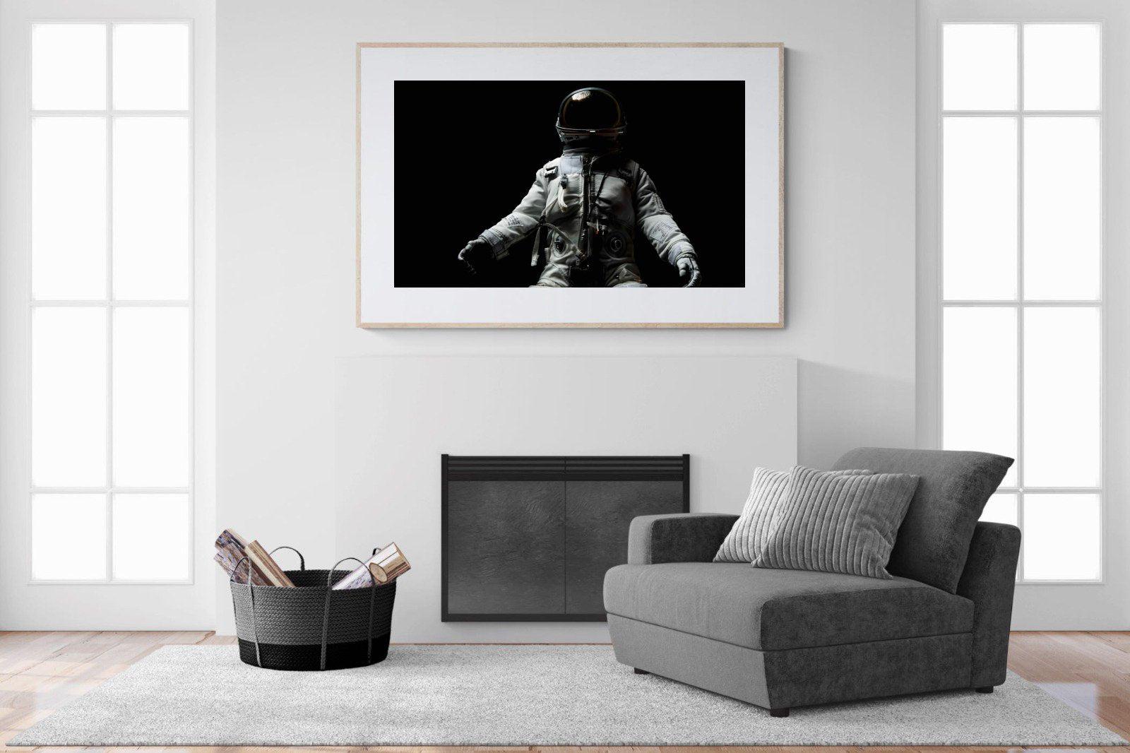 Space Walk-Wall_Art-150 x 100cm-Framed Print-Wood-Pixalot