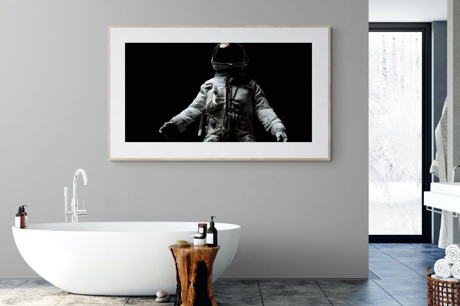 Space Walk-Wall_Art-180 x 110cm-Framed Print-Wood-Pixalot
