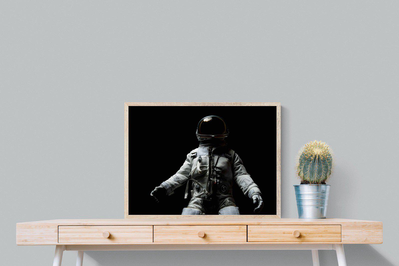 Space Walk-Wall_Art-80 x 60cm-Mounted Canvas-Wood-Pixalot