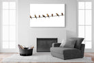 Sparrows-Wall_Art-150 x 100cm-Mounted Canvas-White-Pixalot