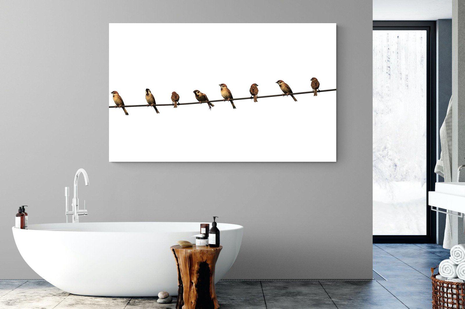 Sparrows-Wall_Art-180 x 110cm-Mounted Canvas-No Frame-Pixalot