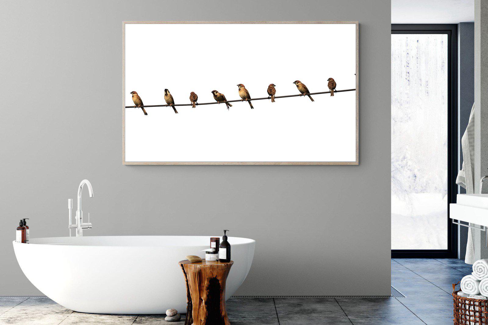 Sparrows-Wall_Art-180 x 110cm-Mounted Canvas-Wood-Pixalot