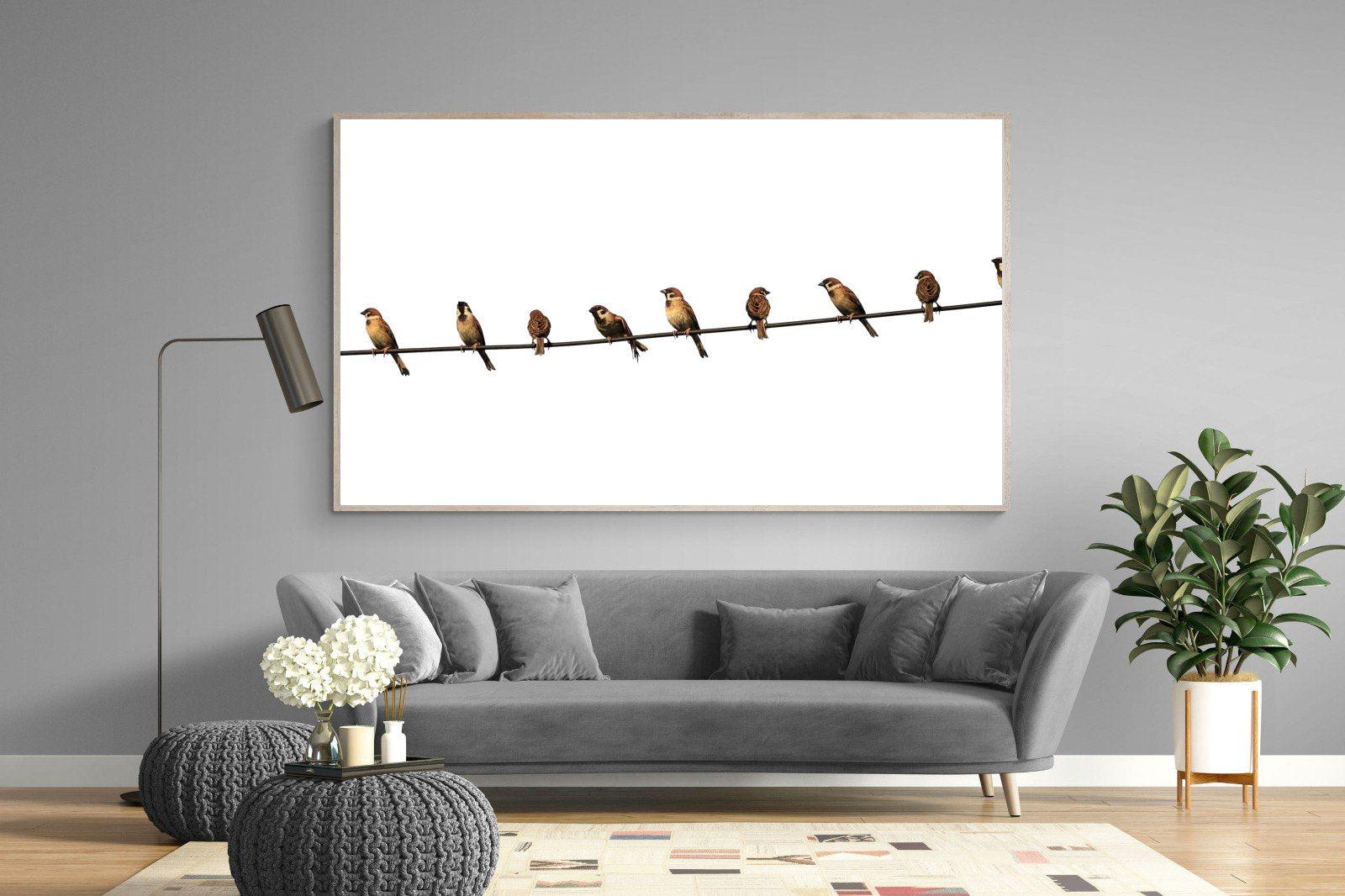Sparrows-Wall_Art-220 x 130cm-Mounted Canvas-Wood-Pixalot
