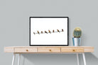 Sparrows-Wall_Art-80 x 60cm-Framed Print-Black-Pixalot