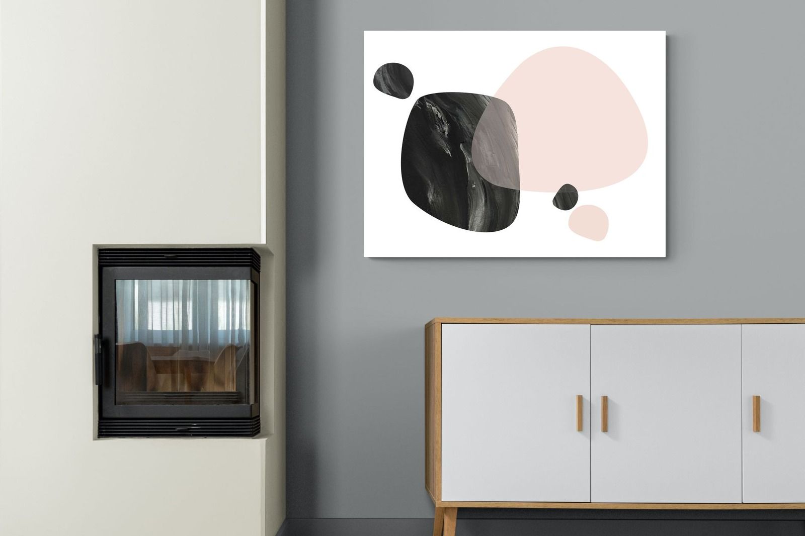 Spitz-Wall_Art-100 x 75cm-Mounted Canvas-No Frame-Pixalot