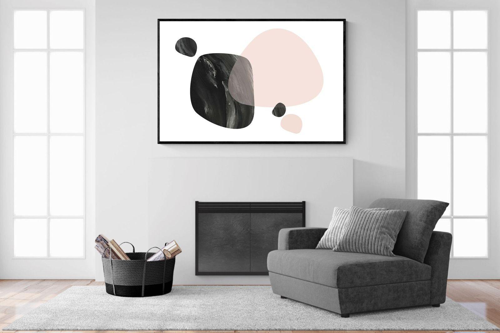 Spitz-Wall_Art-150 x 100cm-Mounted Canvas-Black-Pixalot