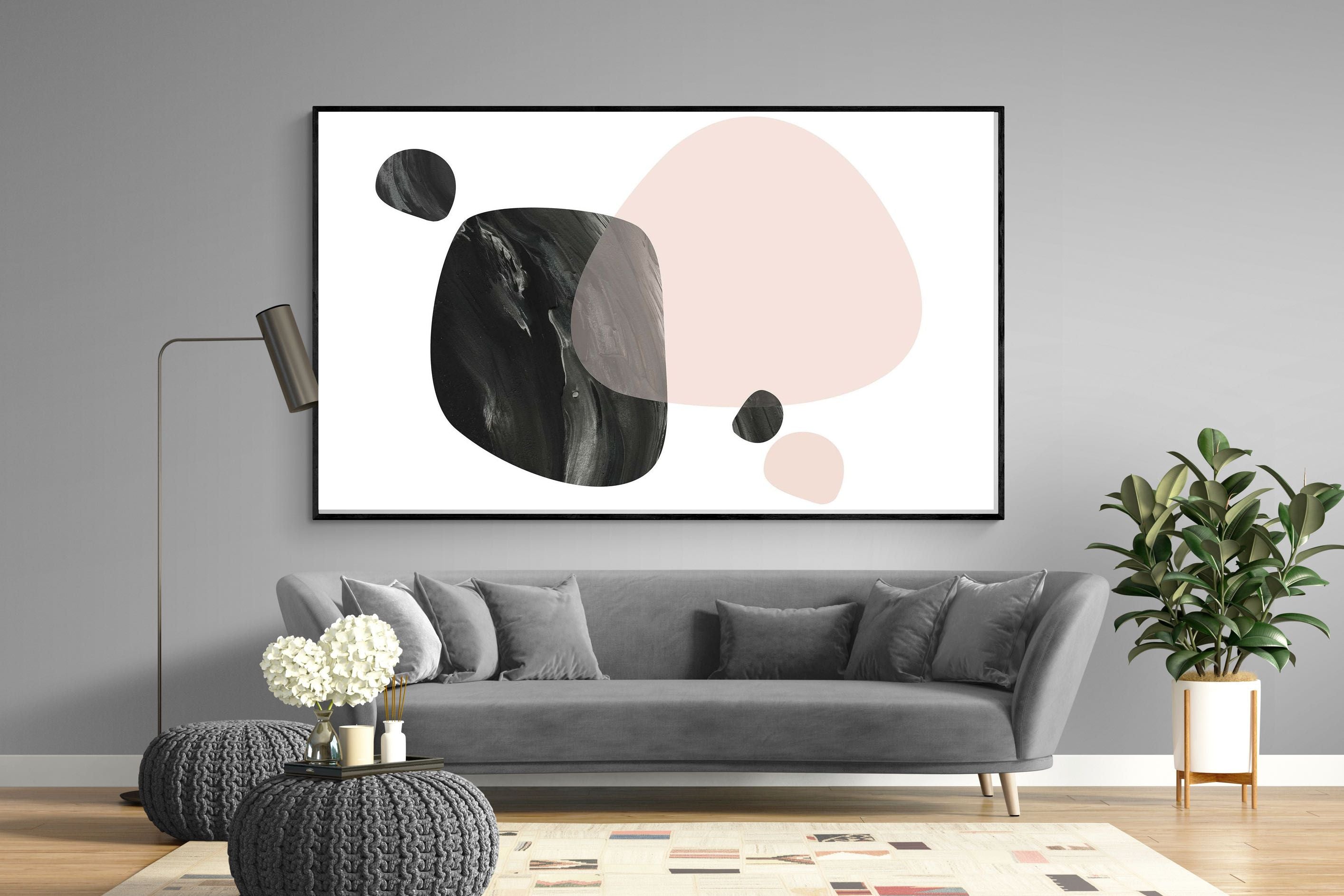 Spitz-Wall_Art-220 x 130cm-Mounted Canvas-Black-Pixalot