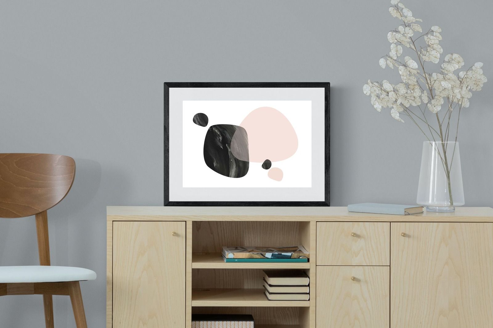 Spitz-Wall_Art-60 x 45cm-Framed Print-Black-Pixalot