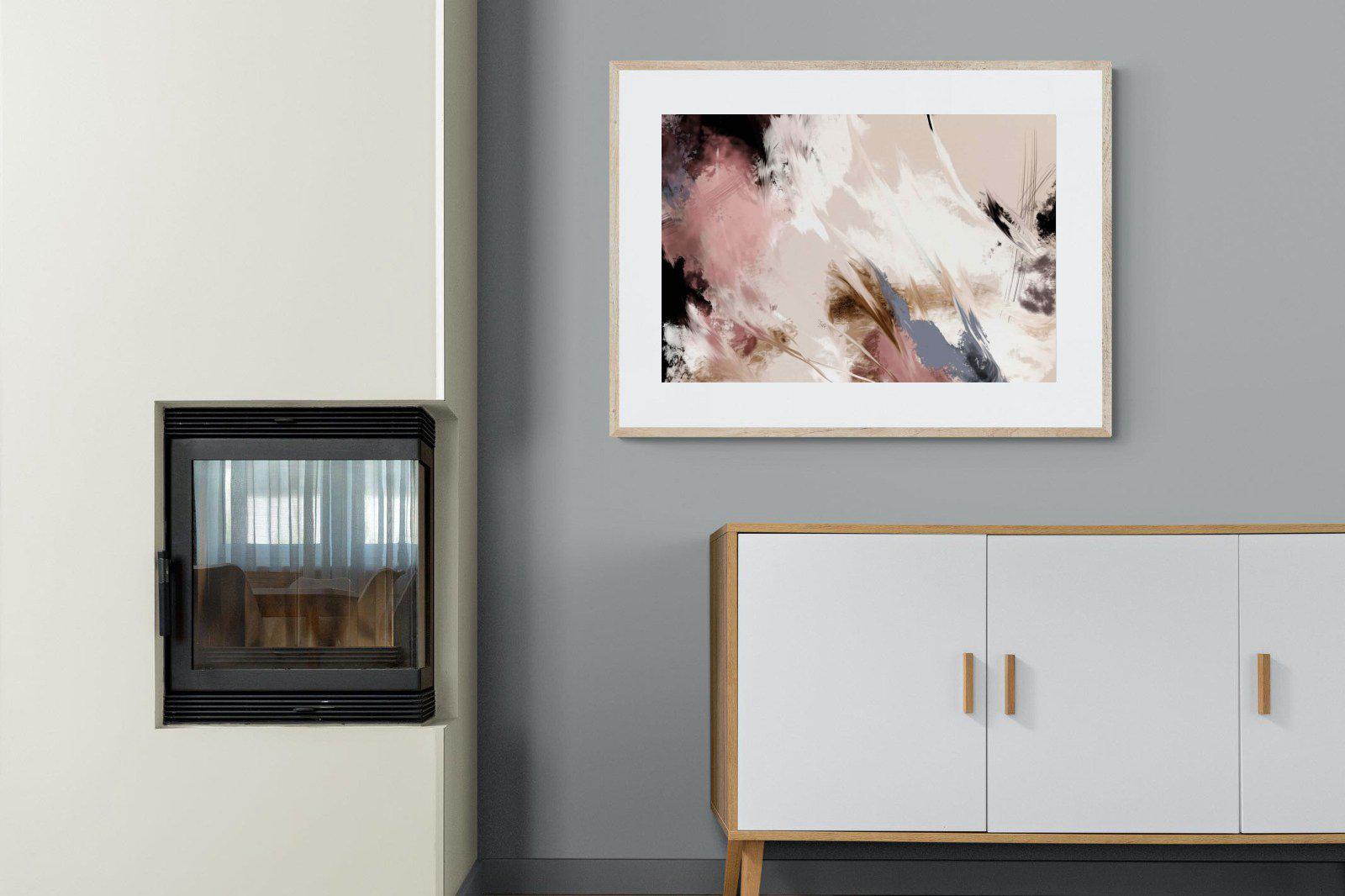 Splash Clouds-Wall_Art-100 x 75cm-Framed Print-Wood-Pixalot