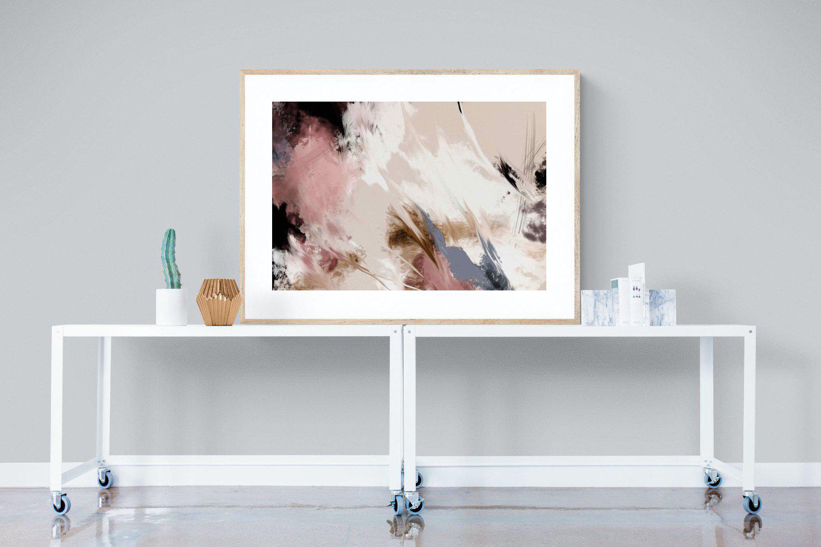 Splash Clouds-Wall_Art-120 x 90cm-Framed Print-Wood-Pixalot