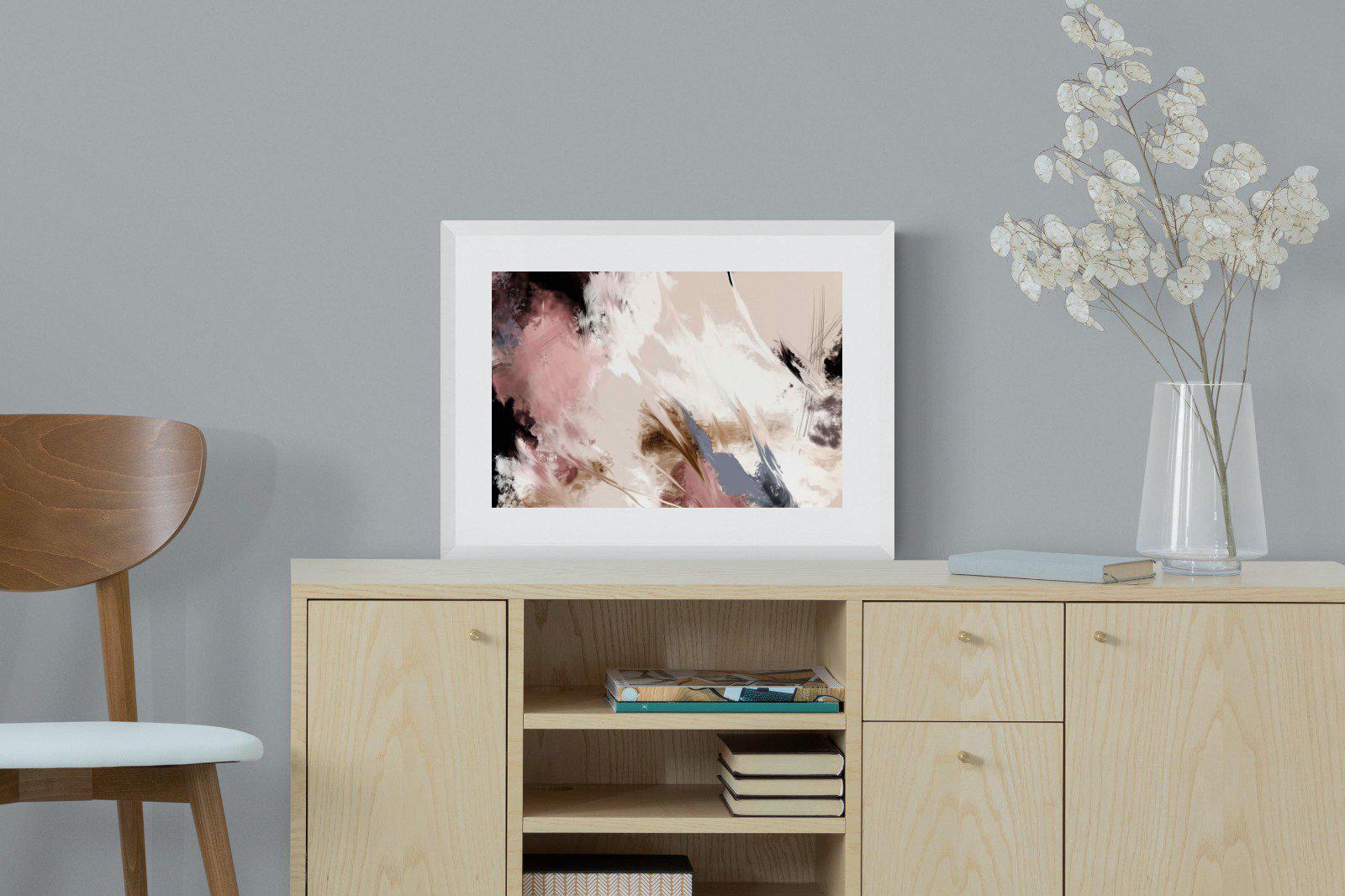 Splash Clouds-Wall_Art-60 x 45cm-Framed Print-White-Pixalot