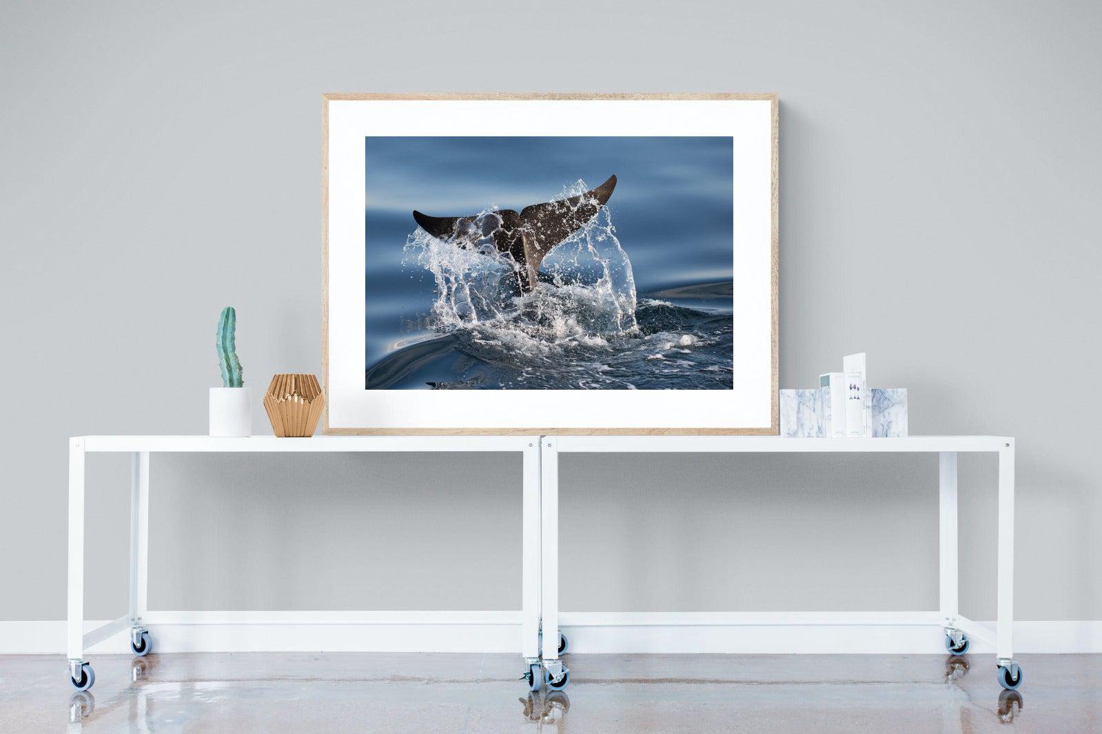 Splash-Wall_Art-120 x 90cm-Framed Print-Wood-Pixalot