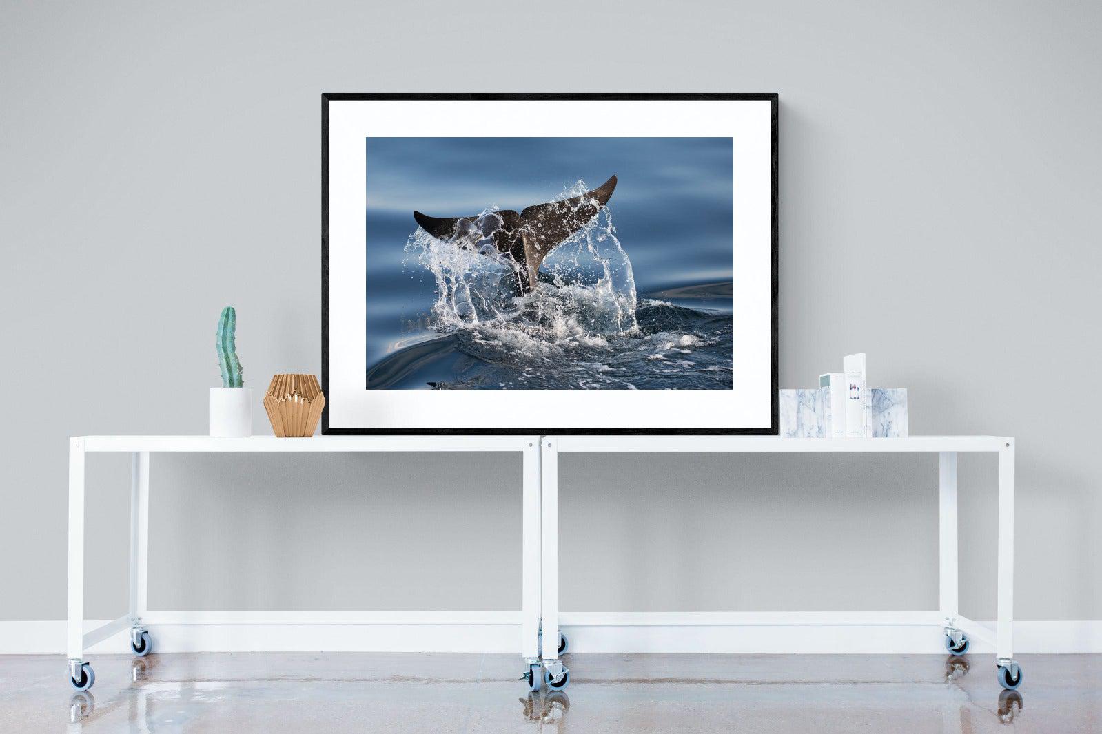 Splash-Wall_Art-120 x 90cm-Framed Print-Black-Pixalot