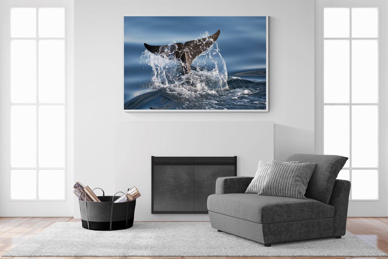 Splash-Wall_Art-150 x 100cm-Mounted Canvas-White-Pixalot