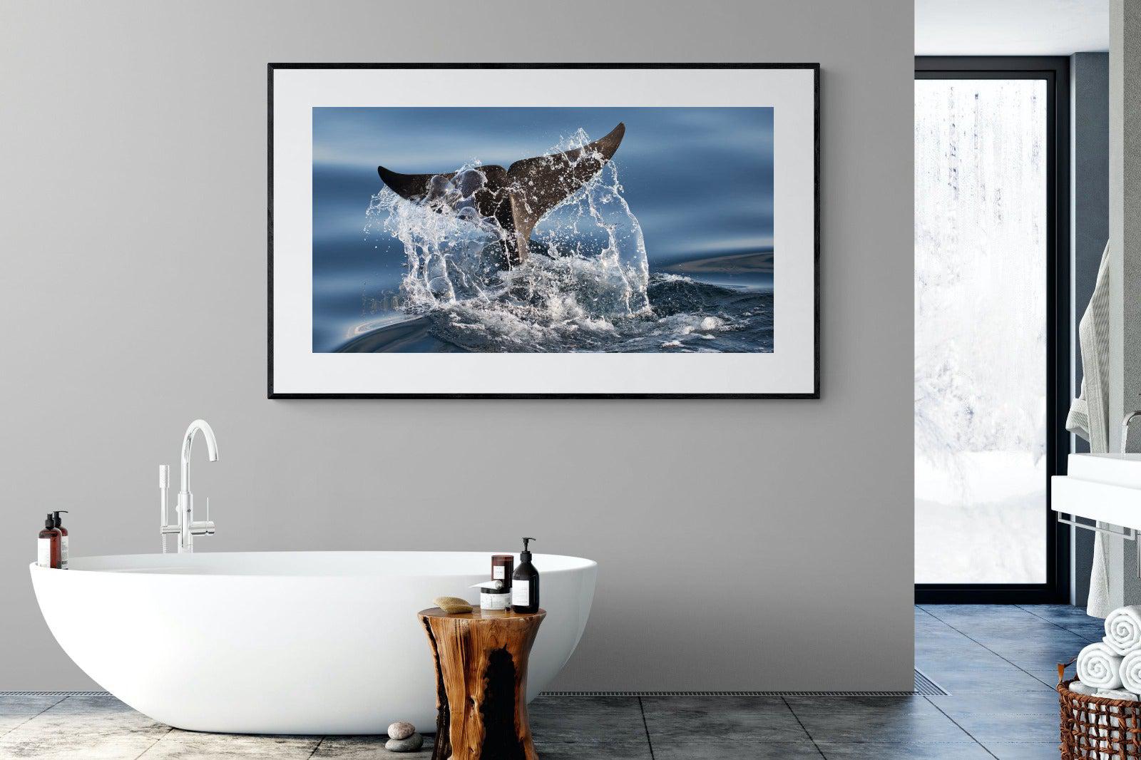 Splash-Wall_Art-180 x 110cm-Framed Print-Black-Pixalot