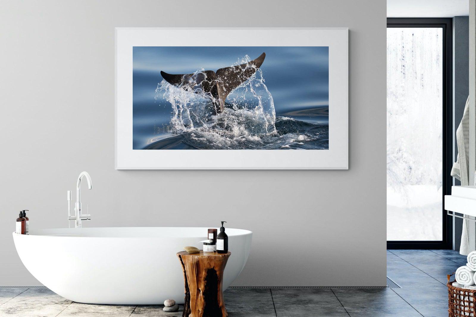 Splash-Wall_Art-180 x 110cm-Framed Print-White-Pixalot