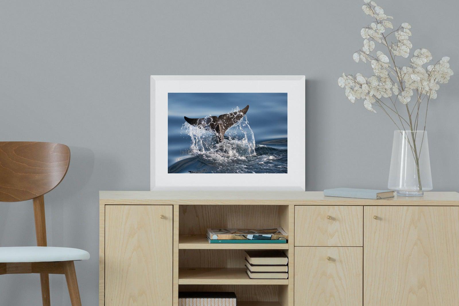 Splash-Wall_Art-60 x 45cm-Framed Print-White-Pixalot