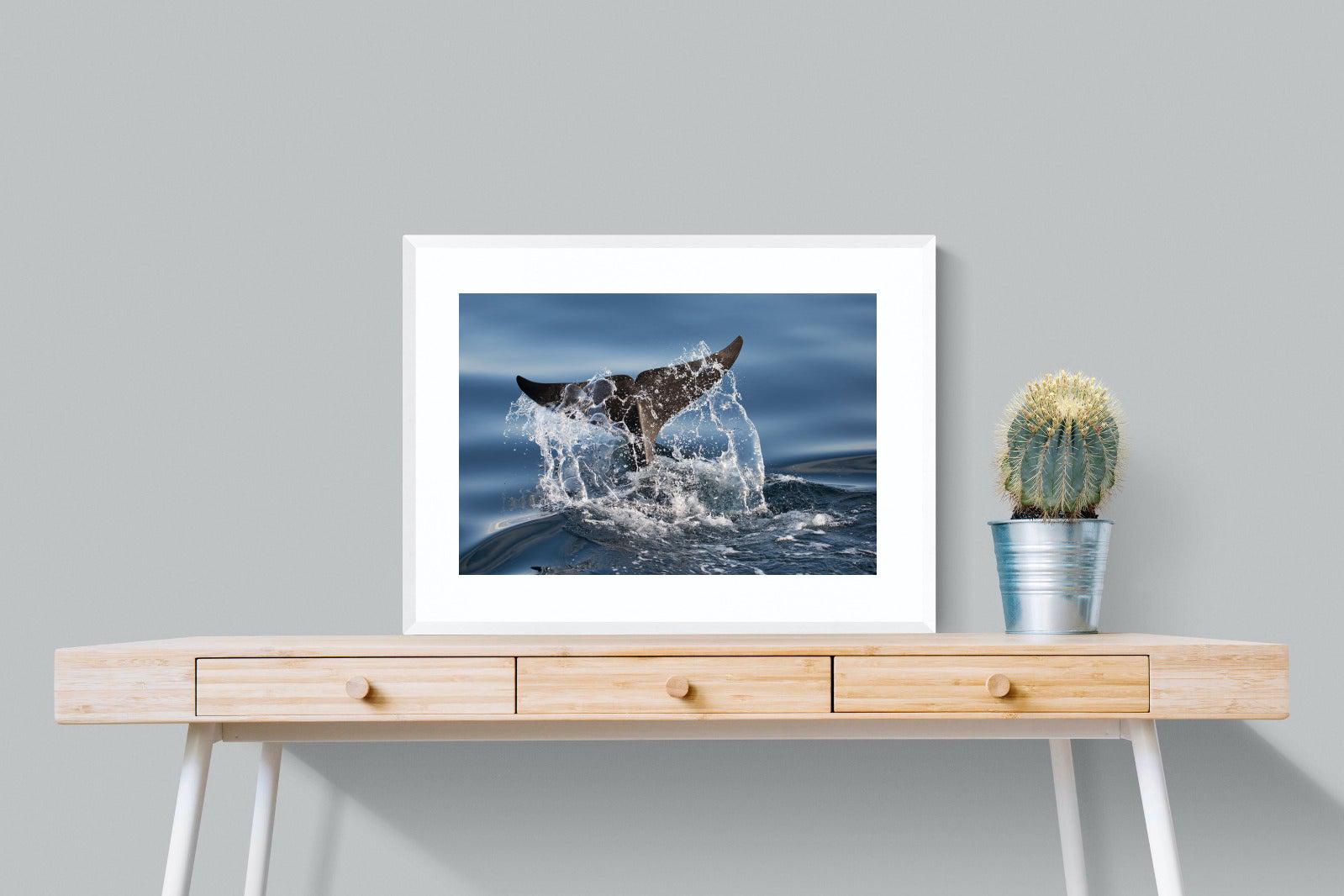 Splash-Wall_Art-80 x 60cm-Framed Print-White-Pixalot