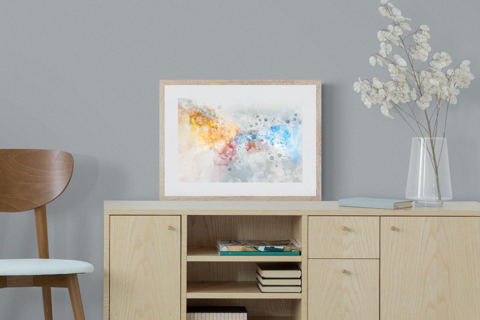 Splatter-Wall_Art-60 x 45cm-Framed Print-Wood-Pixalot