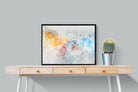 Splatter-Wall_Art-80 x 60cm-Mounted Canvas-Black-Pixalot