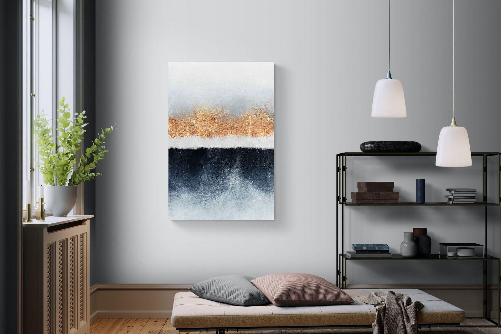 Split Horizon-Wall_Art-100 x 150cm-Mounted Canvas-No Frame-Pixalot