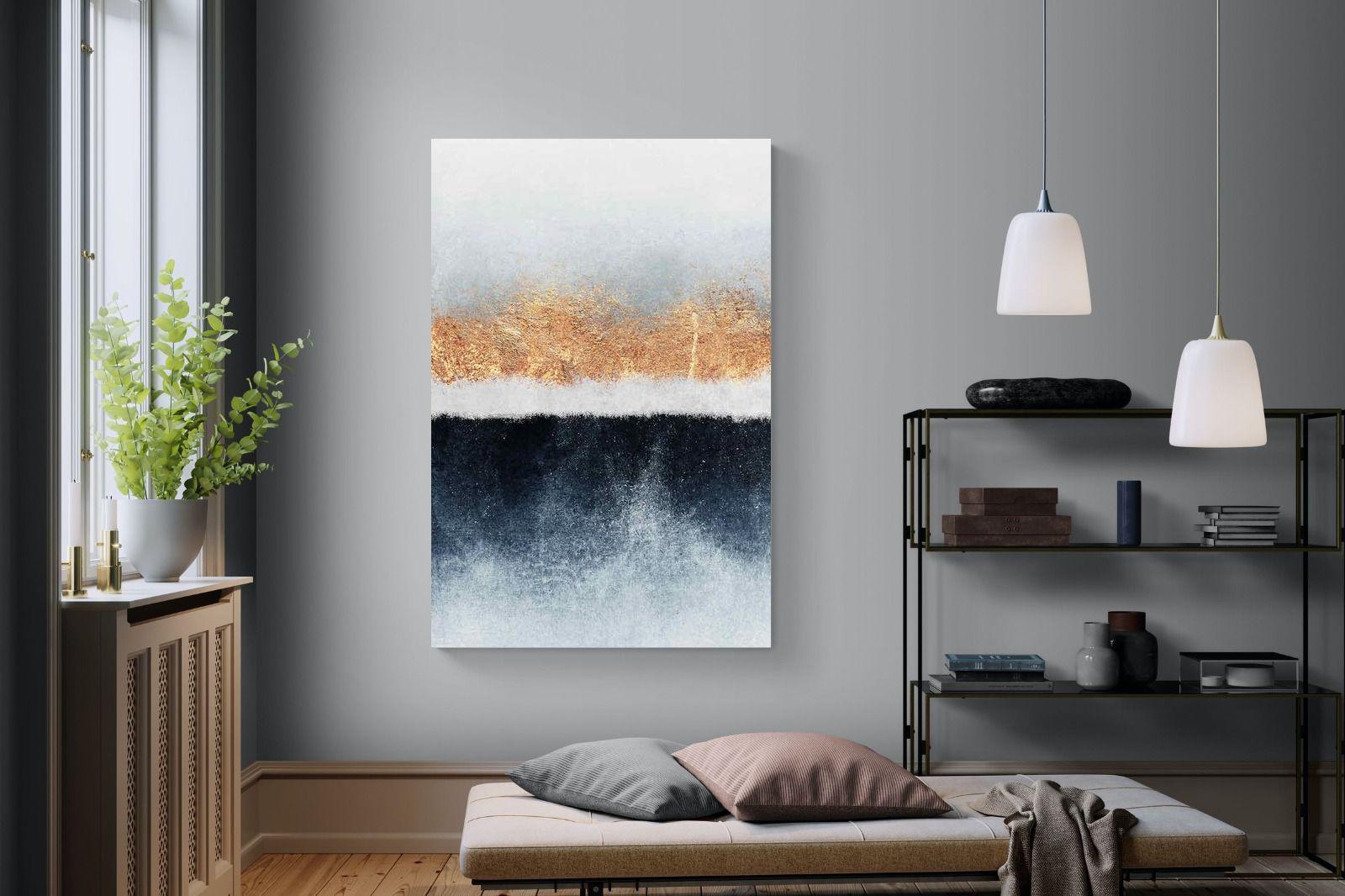 Split Horizon-Wall_Art-120 x 180cm-Mounted Canvas-No Frame-Pixalot