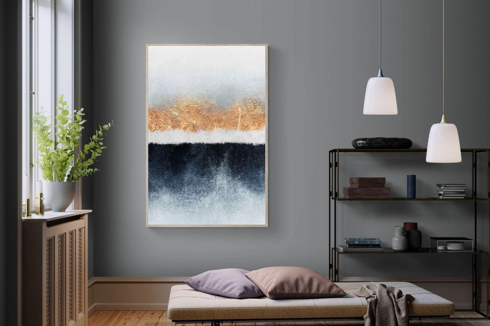 Split Horizon-Wall_Art-120 x 180cm-Mounted Canvas-Wood-Pixalot