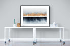 Split Horizon-Wall_Art-120 x 90cm-Framed Print-Black-Pixalot
