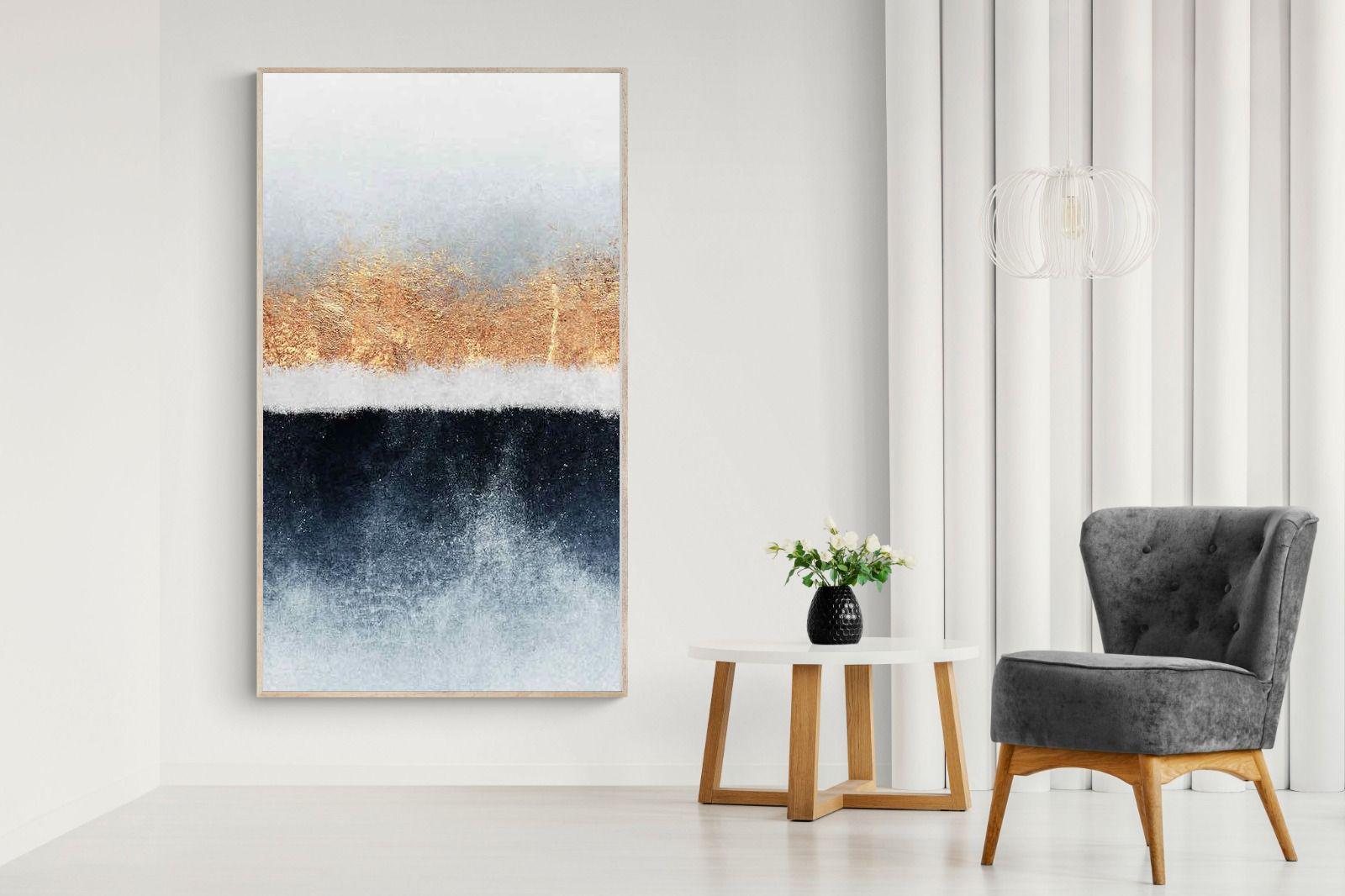 Split Horizon-Wall_Art-130 x 220cm-Mounted Canvas-Wood-Pixalot