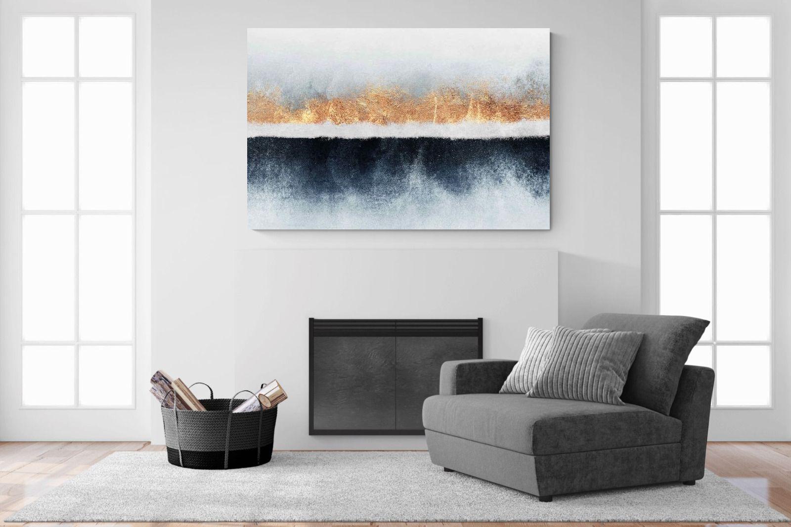 Split Horizon-Wall_Art-150 x 100cm-Mounted Canvas-No Frame-Pixalot