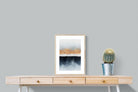 Split Horizon-Wall_Art-45 x 60cm-Framed Print-Wood-Pixalot