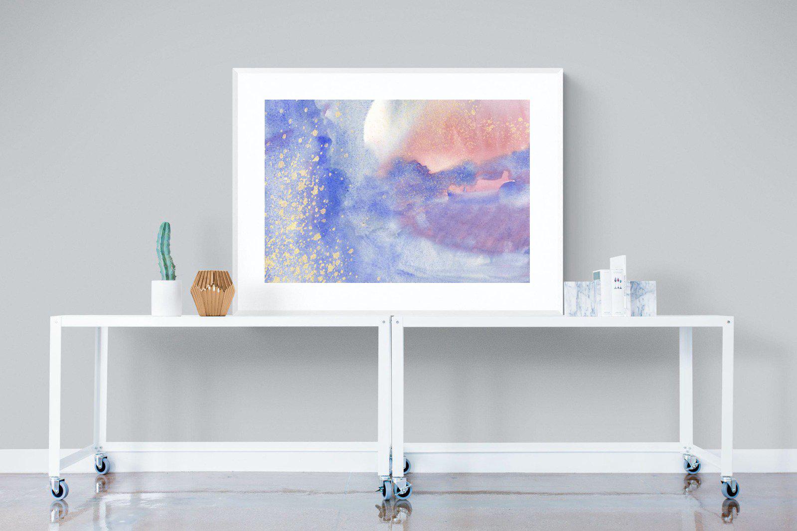 Spray-Wall_Art-120 x 90cm-Framed Print-White-Pixalot