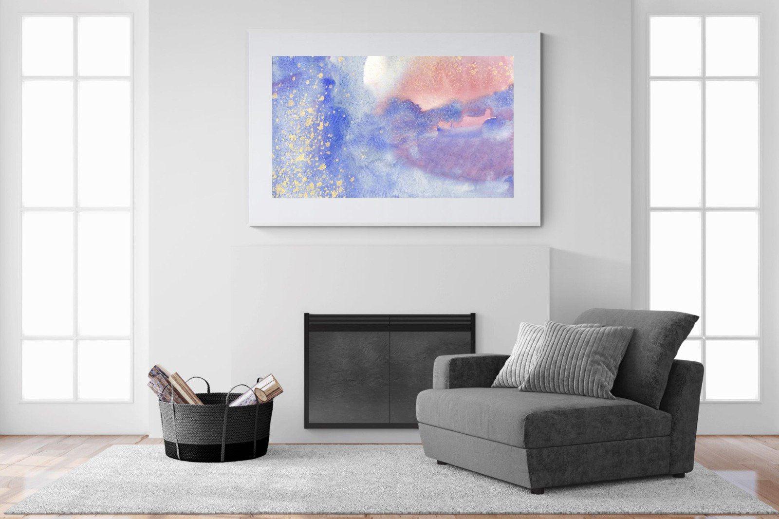 Spray-Wall_Art-150 x 100cm-Framed Print-White-Pixalot