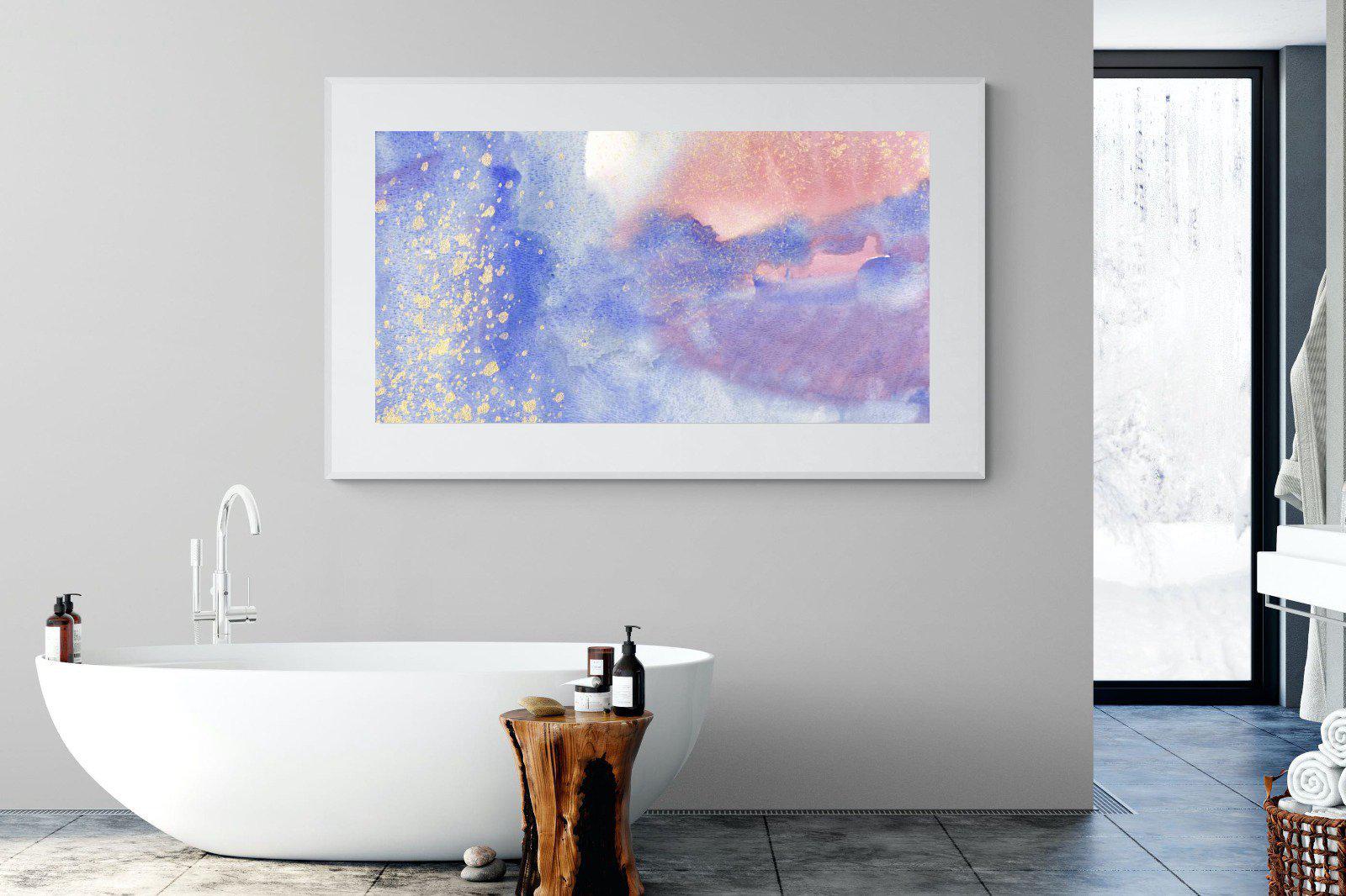 Spray-Wall_Art-180 x 110cm-Framed Print-White-Pixalot