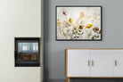 Spring Leap-Wall_Art-100 x 75cm-Mounted Canvas-Black-Pixalot