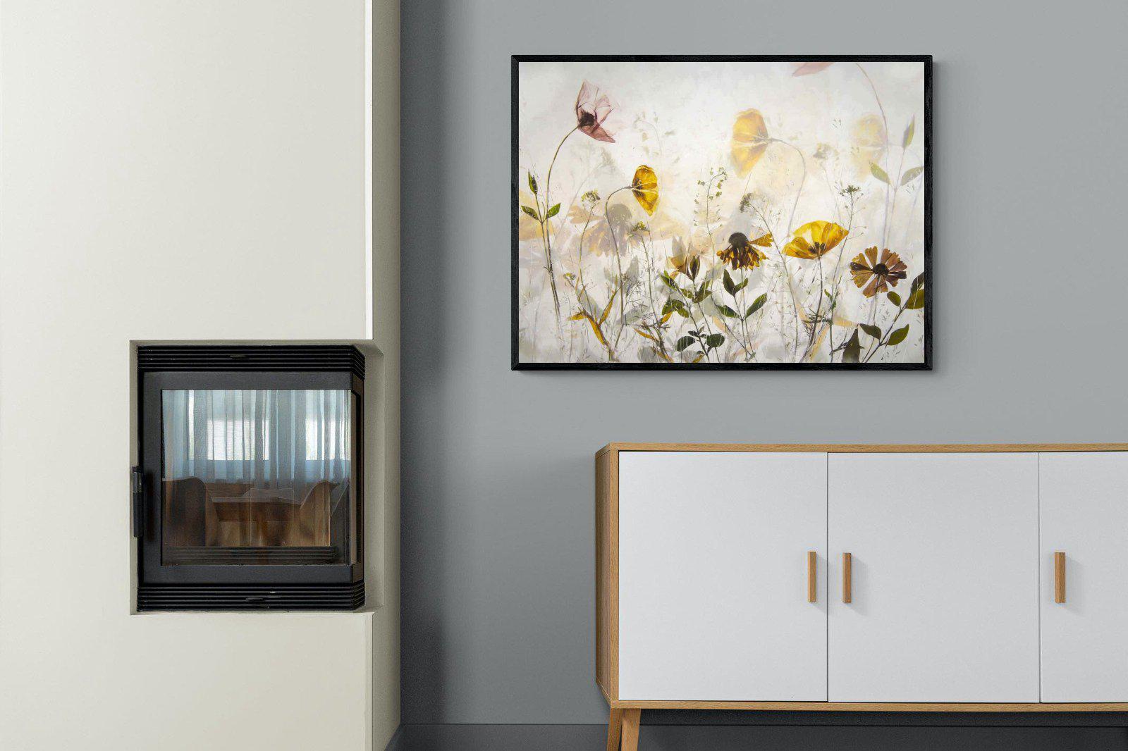 Spring Leap-Wall_Art-100 x 75cm-Mounted Canvas-Black-Pixalot