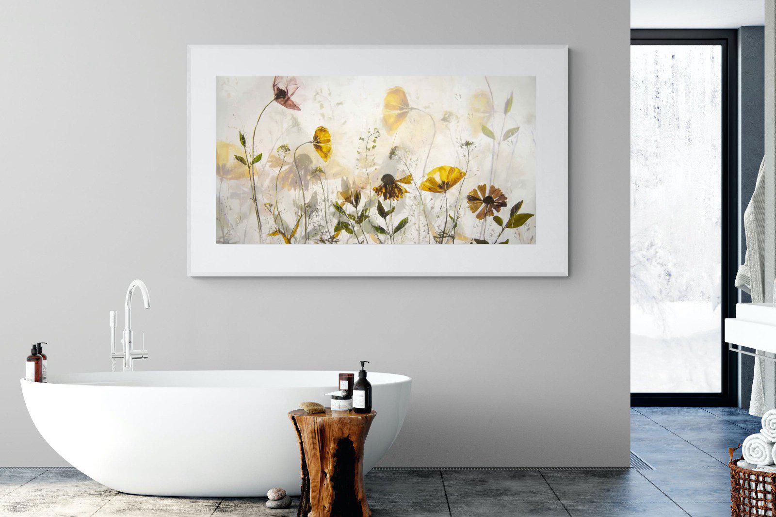 Spring Leap-Wall_Art-180 x 110cm-Framed Print-White-Pixalot