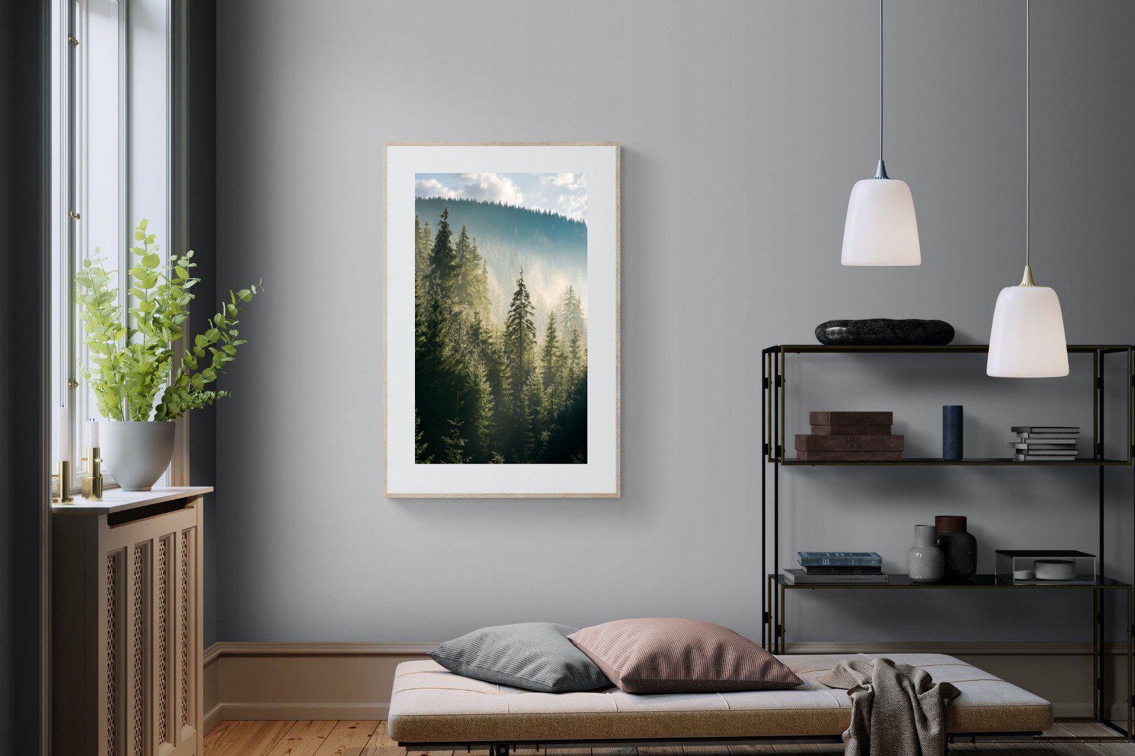 Spruce Forest-Wall_Art-100 x 150cm-Framed Print-Wood-Pixalot