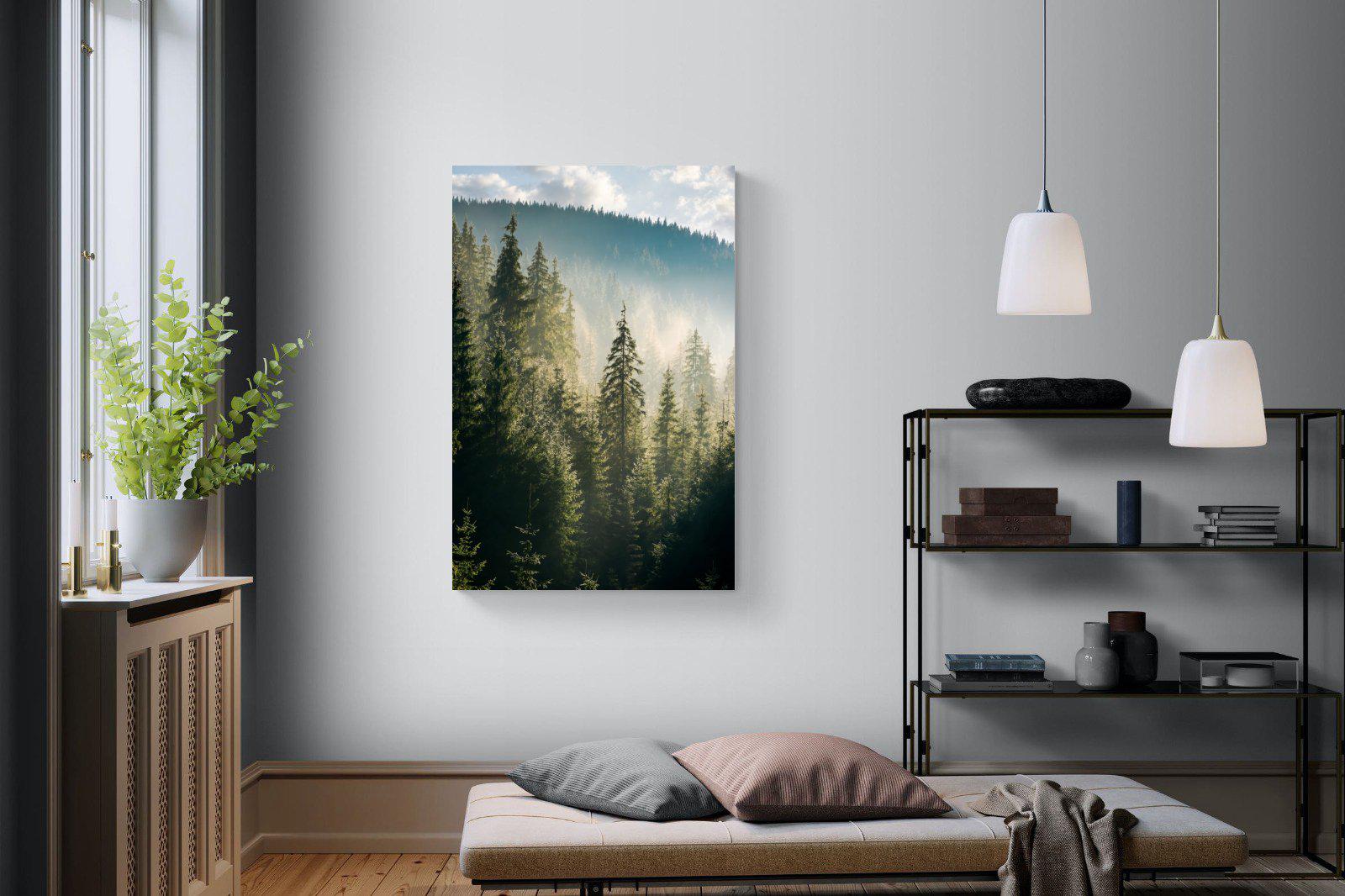 Spruce Forest-Wall_Art-100 x 150cm-Mounted Canvas-No Frame-Pixalot