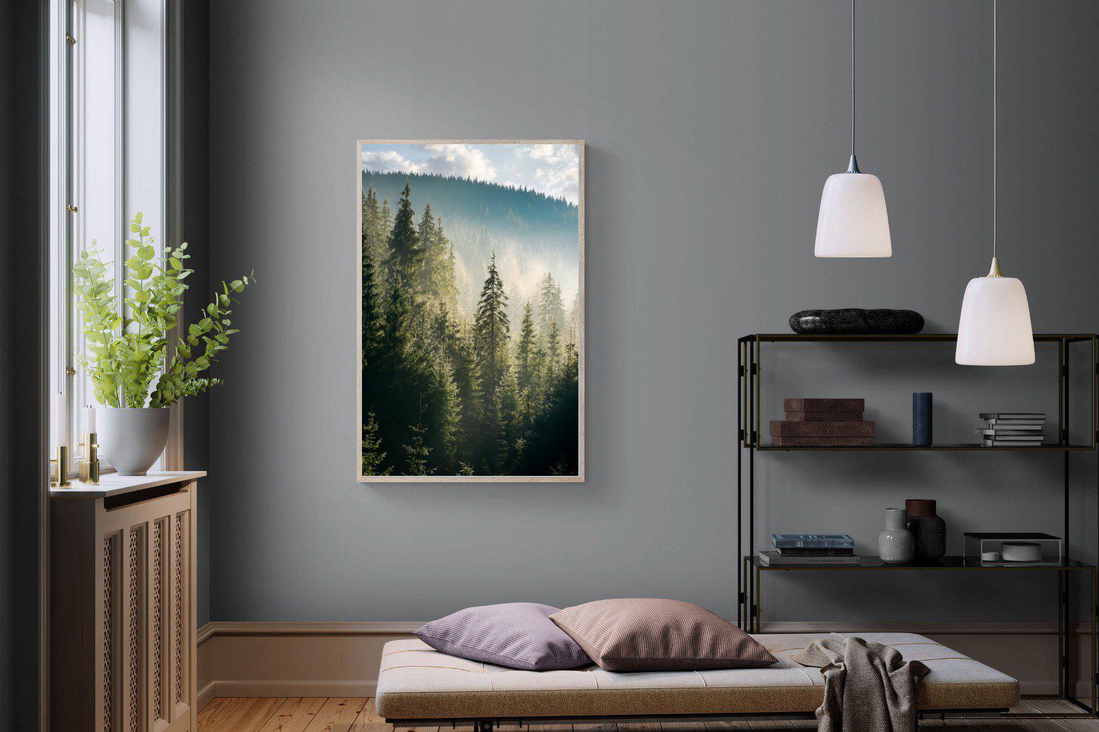 Spruce Forest-Wall_Art-100 x 150cm-Mounted Canvas-Wood-Pixalot