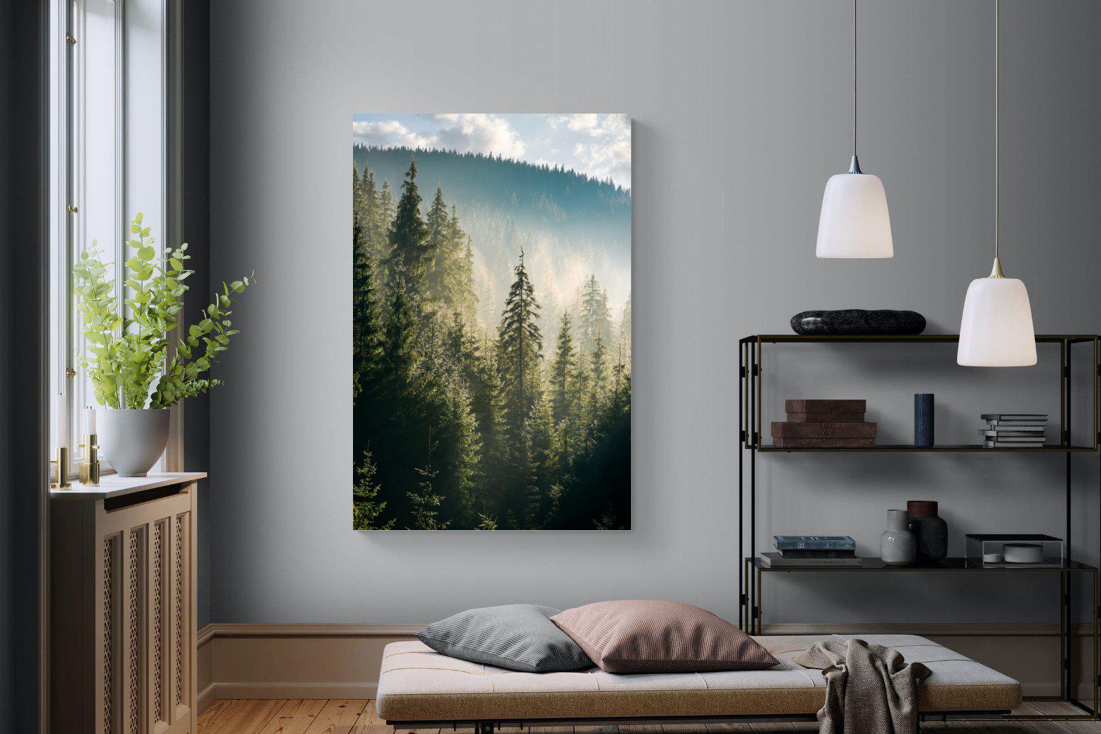 Spruce Forest-Wall_Art-120 x 180cm-Mounted Canvas-No Frame-Pixalot