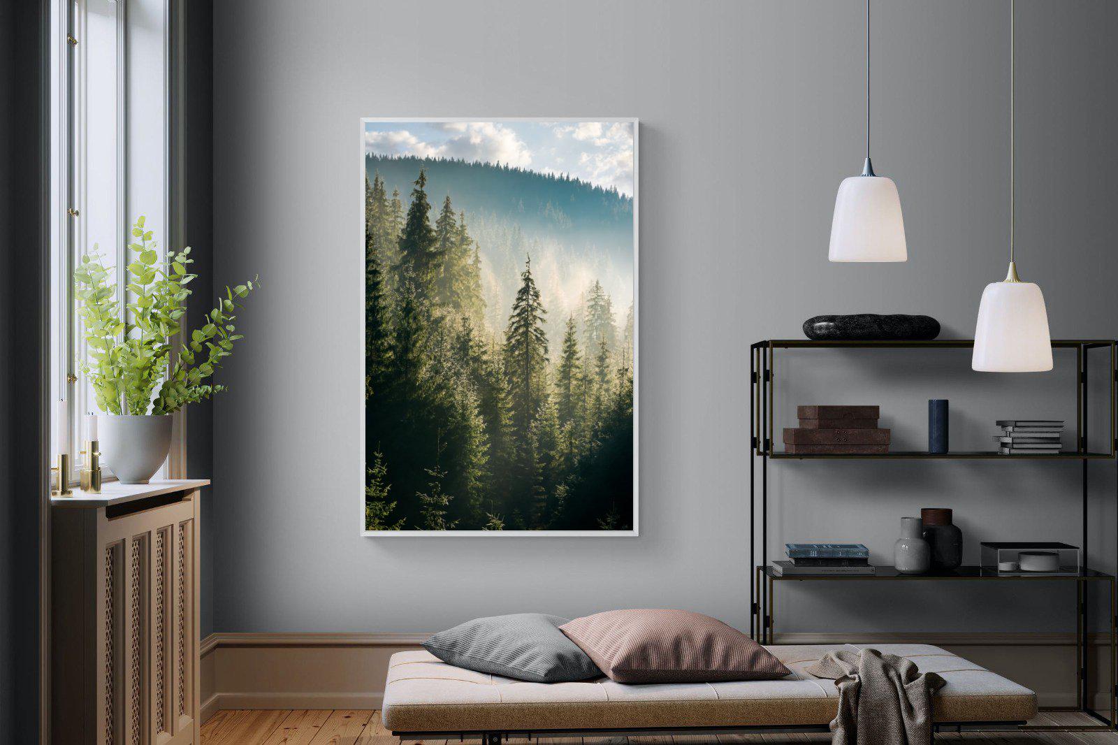 Spruce Forest-Wall_Art-120 x 180cm-Mounted Canvas-White-Pixalot
