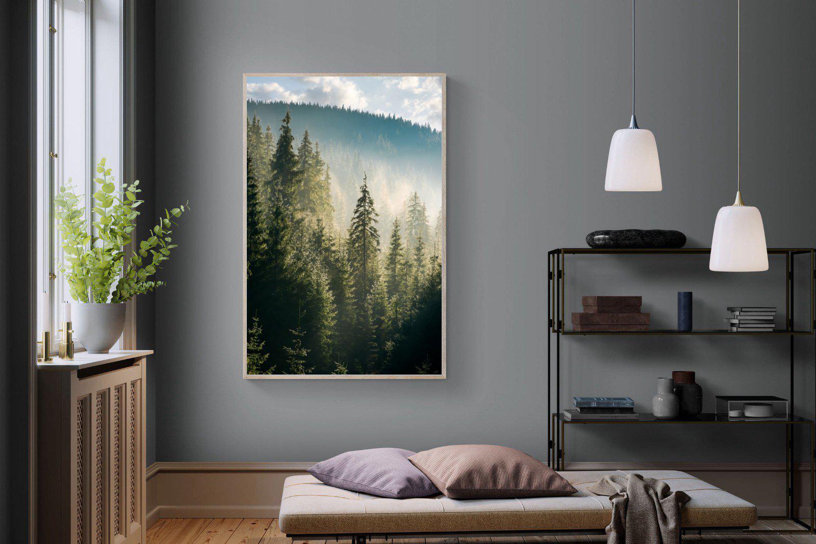 Spruce Forest-Wall_Art-120 x 180cm-Mounted Canvas-Wood-Pixalot
