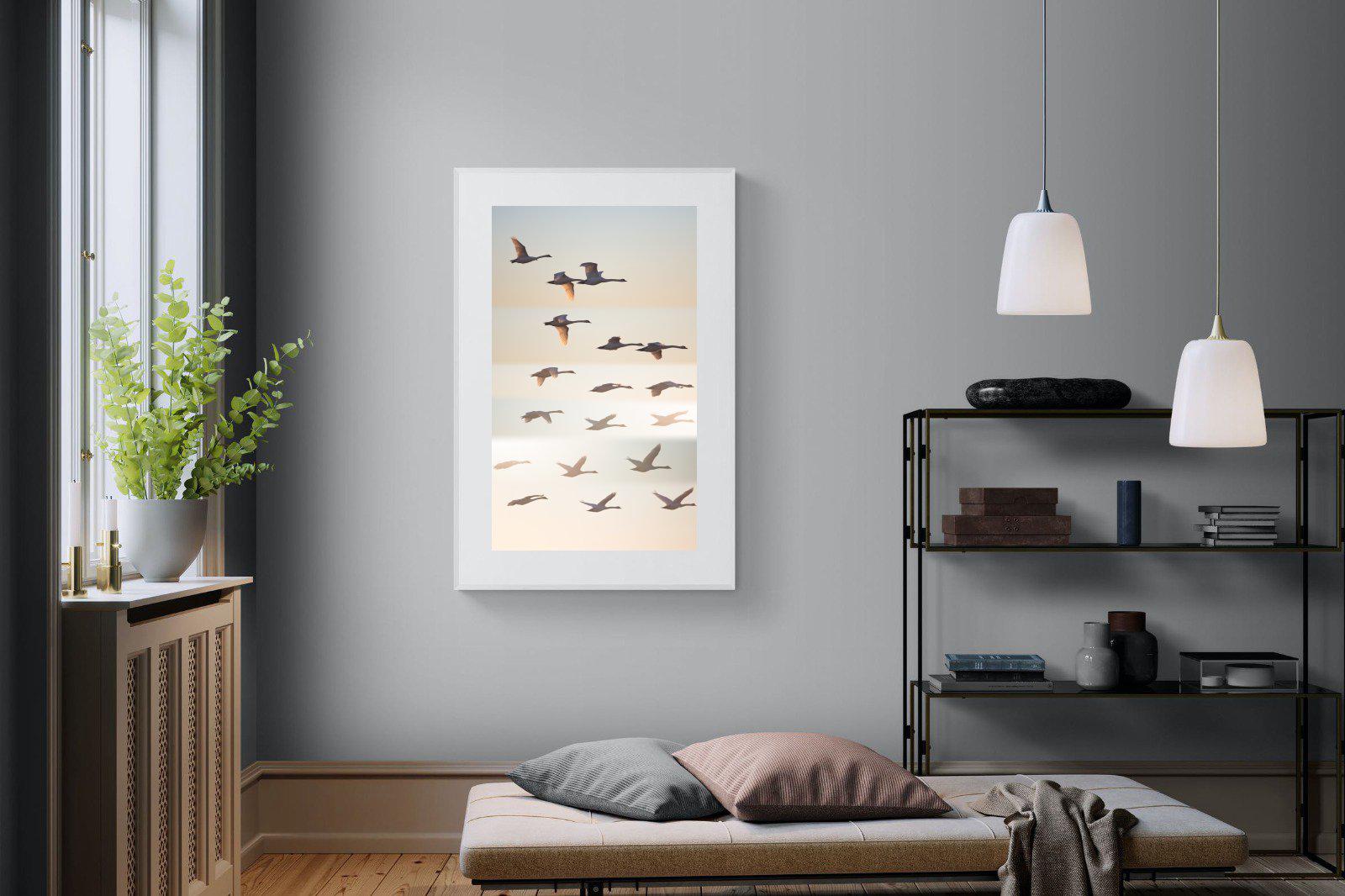 Squadron-Wall_Art-100 x 150cm-Framed Print-White-Pixalot