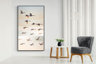 Squadron-Wall_Art-130 x 220cm-Mounted Canvas-Black-Pixalot