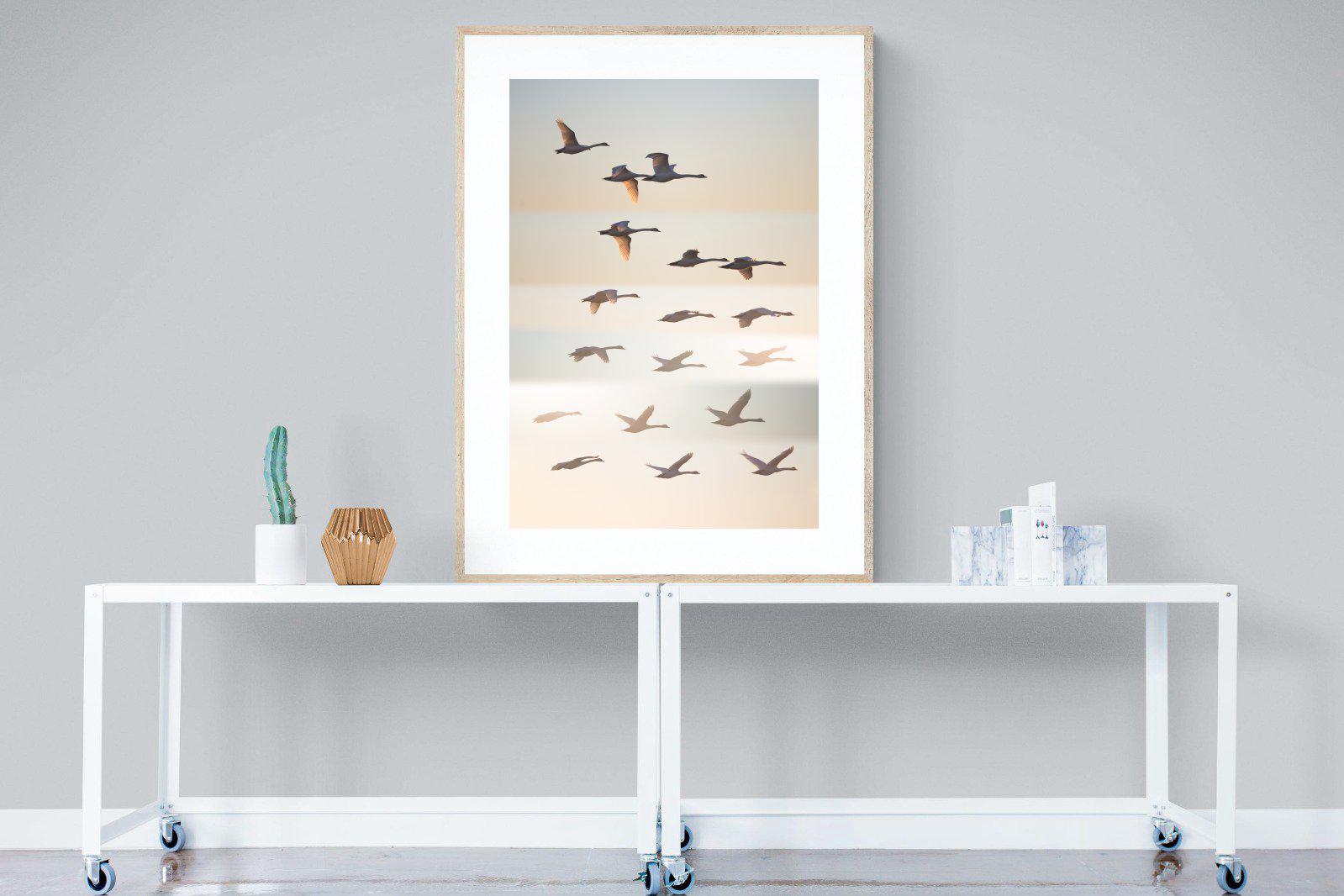 Squadron-Wall_Art-90 x 120cm-Framed Print-Wood-Pixalot