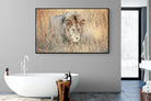 Stalking-Wall_Art-180 x 110cm-Mounted Canvas-Black-Pixalot