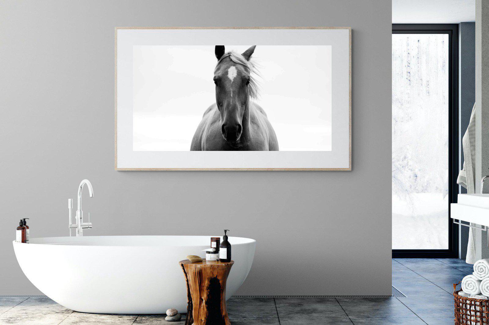 Stallion-Wall_Art-180 x 110cm-Framed Print-Wood-Pixalot