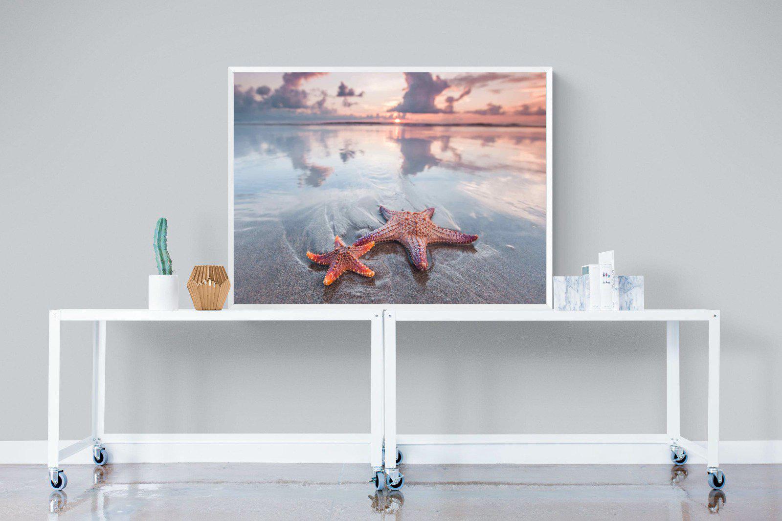 Starfish-Wall_Art-120 x 90cm-Mounted Canvas-White-Pixalot